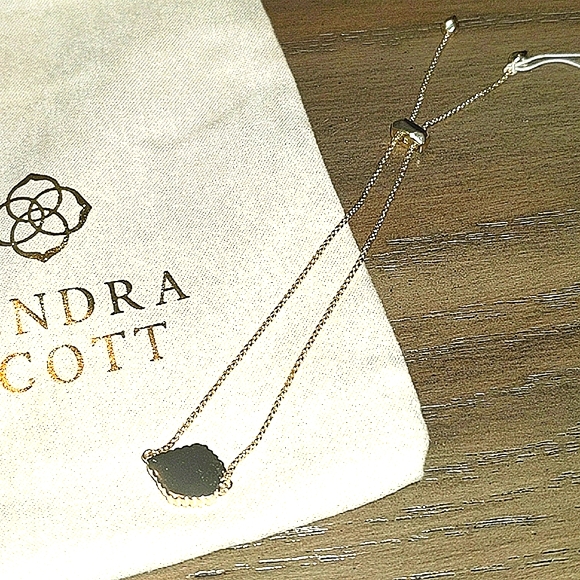 🎉HP🎉 NEW Kendra Scott Theo Adjustable Chain Bracelet in Fuchsia Drusy - Picture 8 of 9